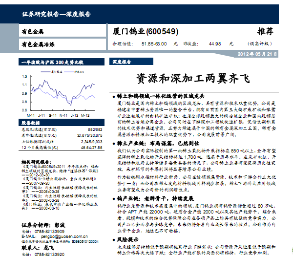 廈門鎢業-600549-資源和深加工兩翼齊飛